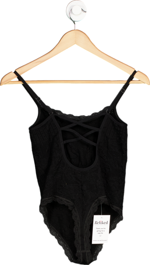 Urban Outfitters Black Lace Bodysuit UK M