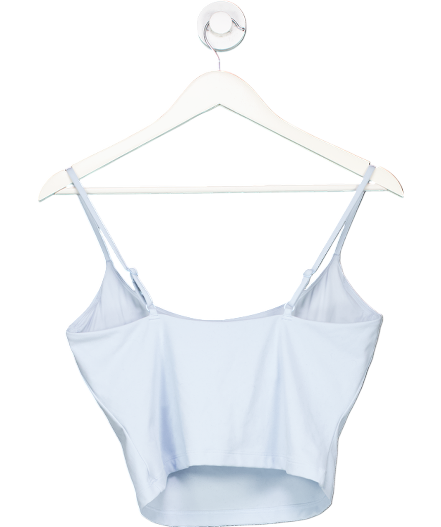 White Fox Blue More Energy Crop Top UK L