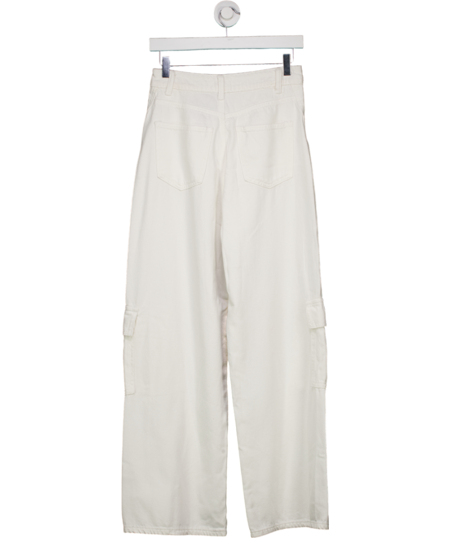 DISSH White Bennett Tencel Cargo Jean UK 8