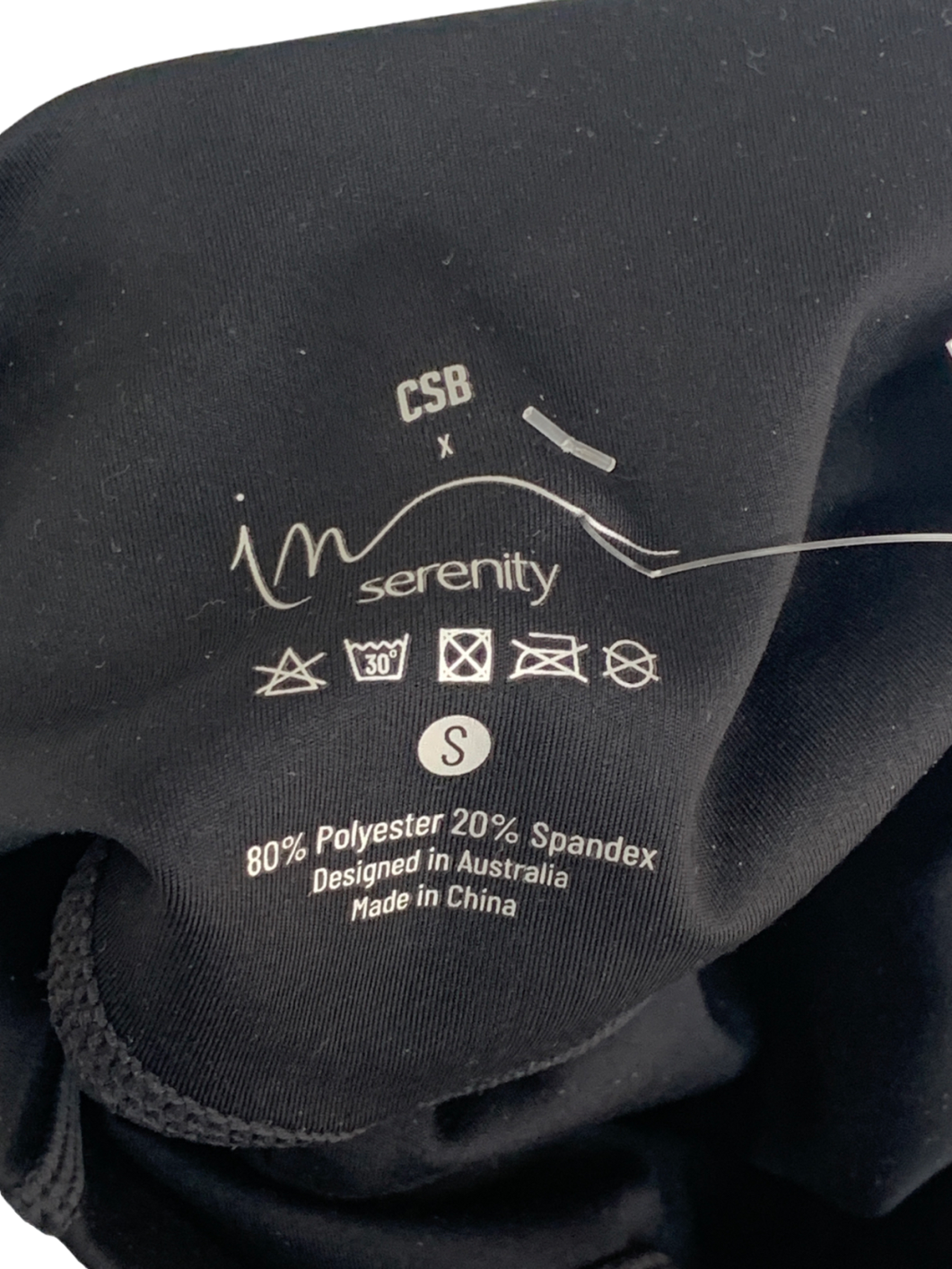 CSB Black I’m Serenity Gym Shorts UK S