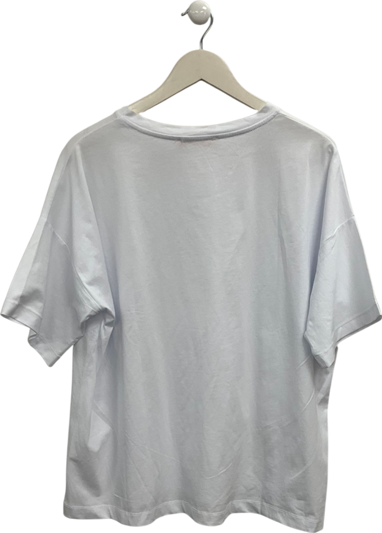 hiccup White Crew Neck T-shirt UK 10