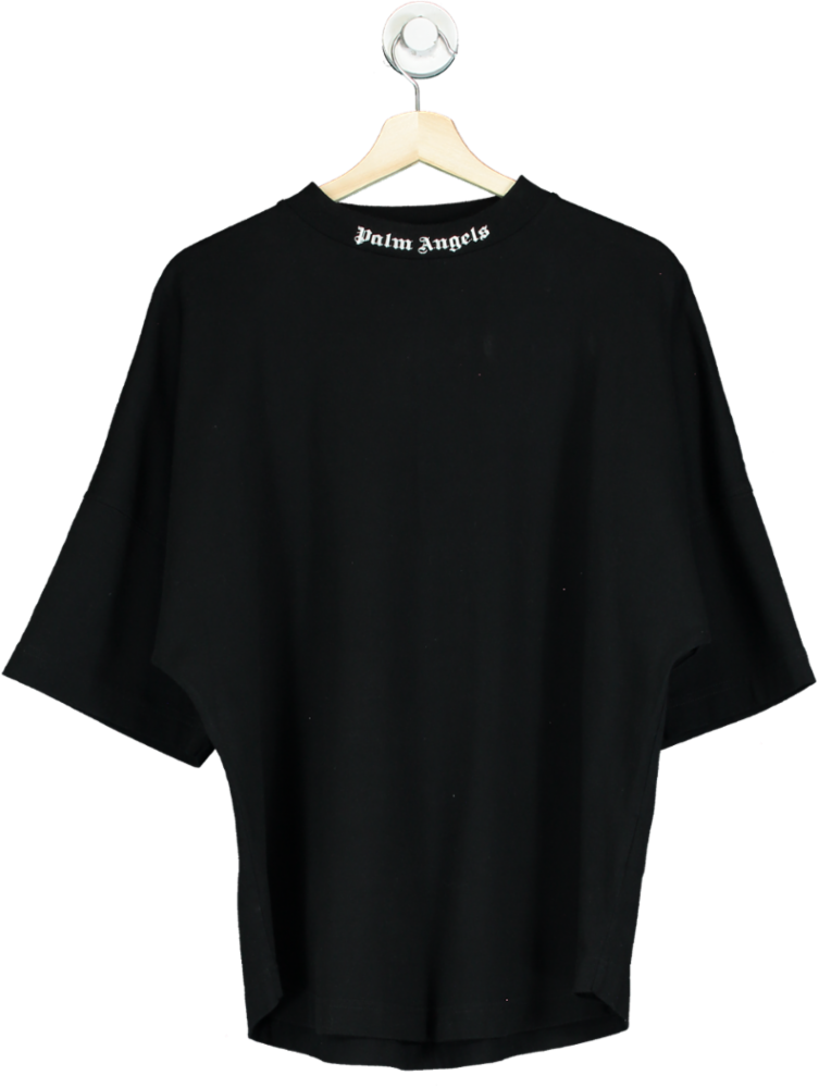 Palm Angels Black Large Logo T-shirt XS