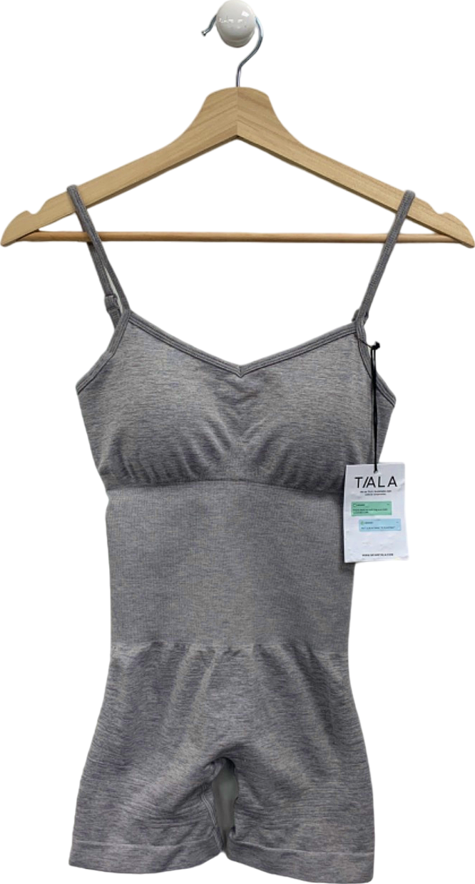 TALA Light Grey Marl Sculpt Seamless Unitard UK S