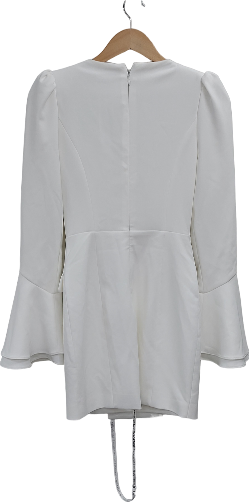 Lavish Alice White Arabella Flared Sleeve Blazer Dress UK 6