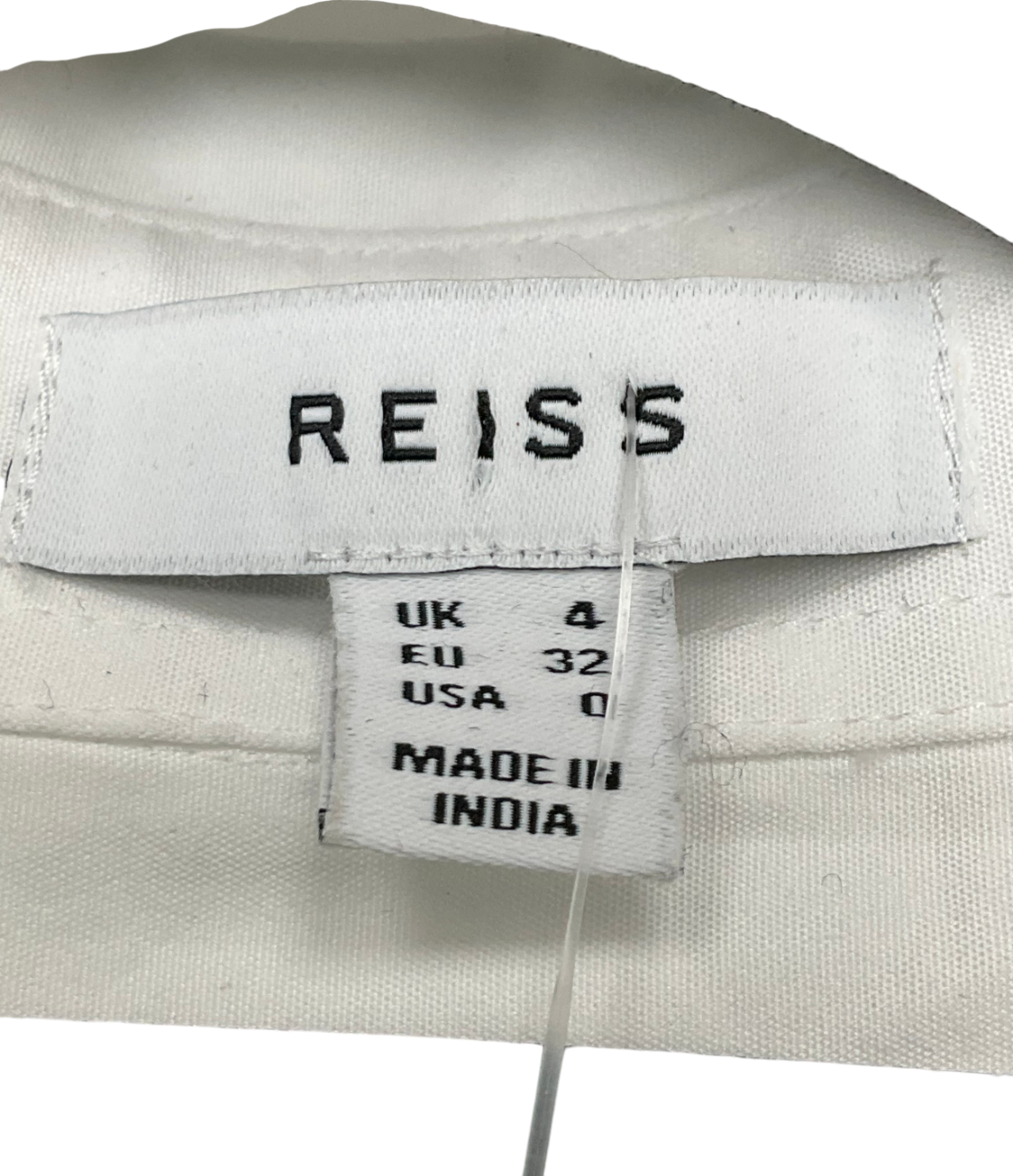 REISS White Soft Wash Button Down Oxford Shirt UK 4