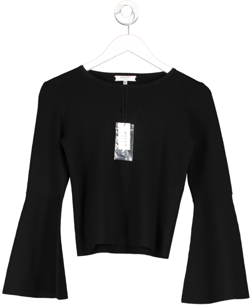 Milly Black Bell Sleeve Top 14 Years