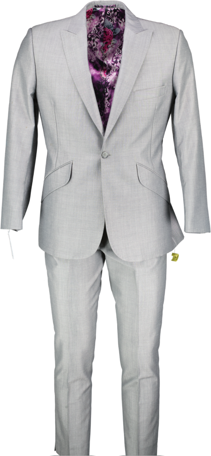 William Hunt Grey Classic Dinner Suit W38