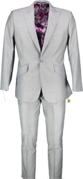 William Hunt Grey Classic Dinner Suit W38
