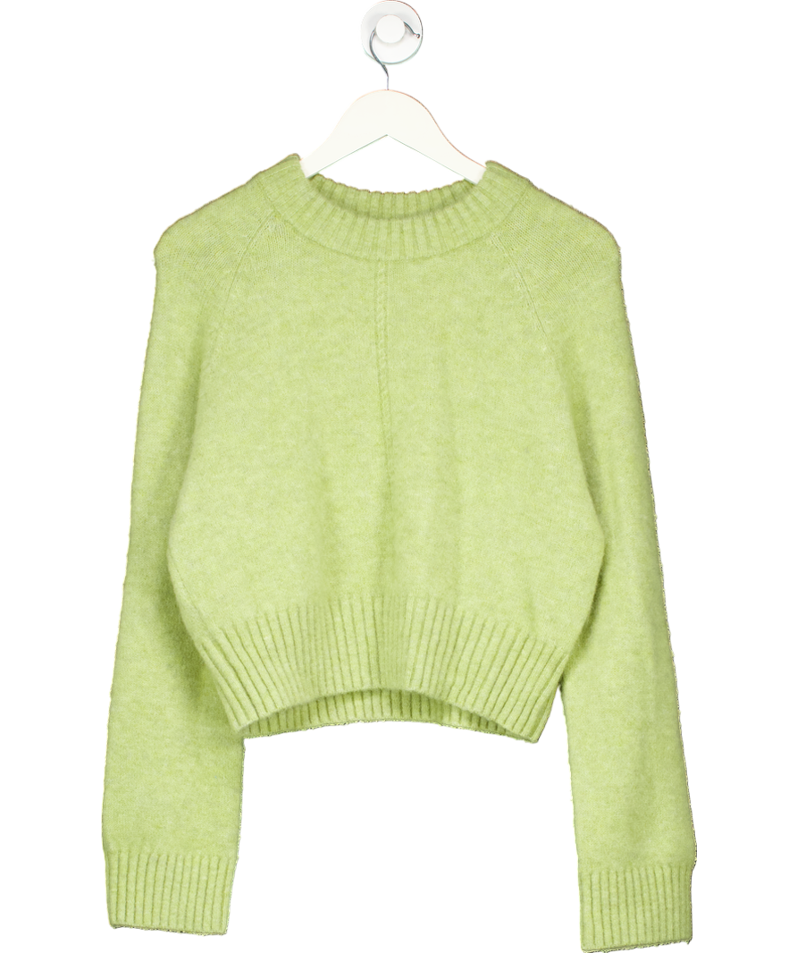 Sezane Green Sama Alpaca Jumper UK M