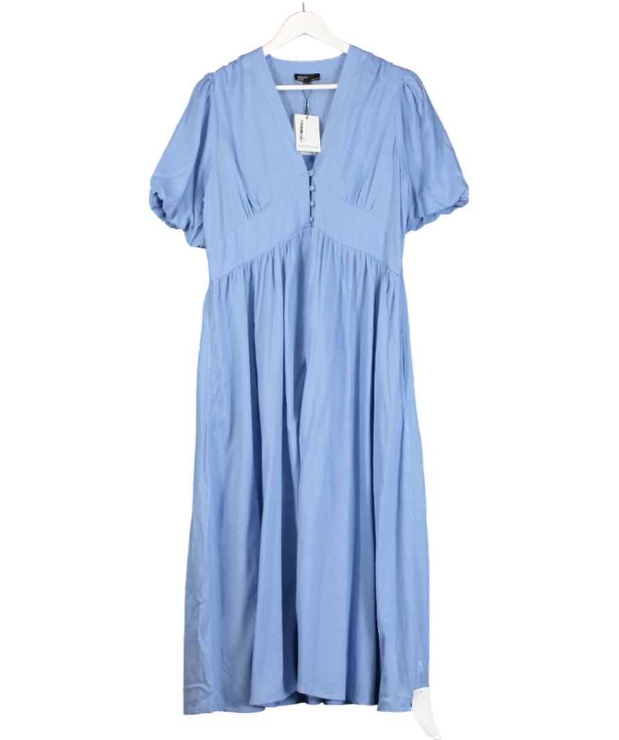 Nobody's Child Blue Starlight Midaxi Dress UK 14