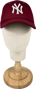 New Era Red Yankees Essential Kids Burgundy 9forty Cap One Size