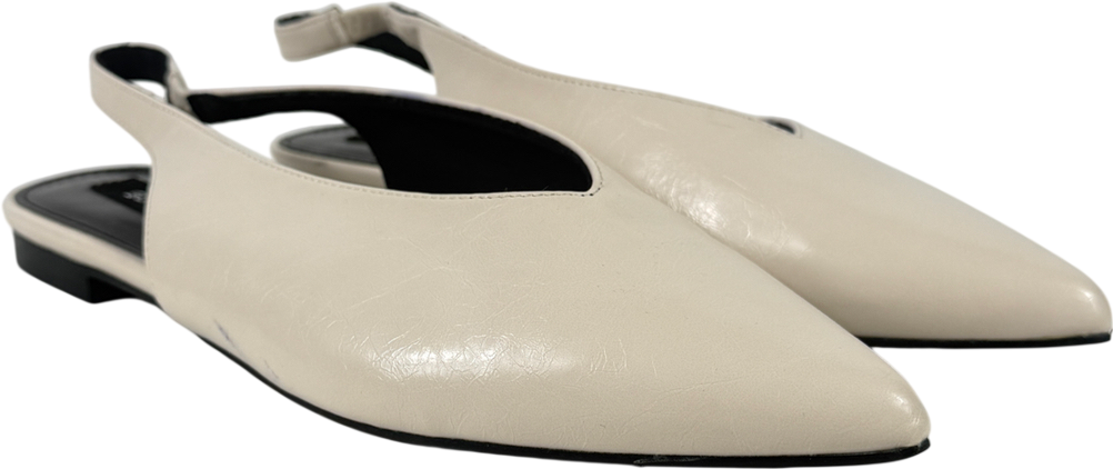 Schuh Cream Slingback Sandal UK 7 EU 40
