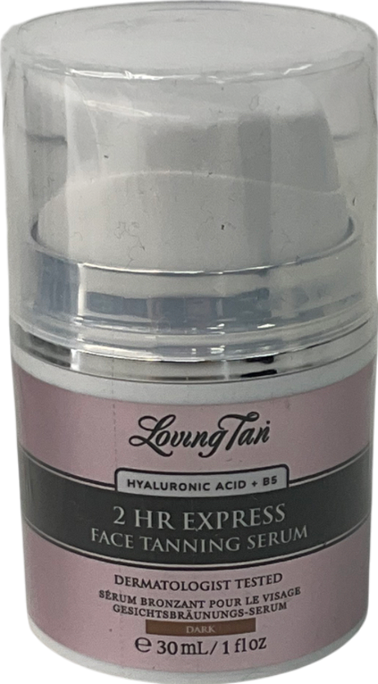 loving tan 2hr Express Face Tanning Serum Dark 30ml