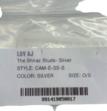 Luv AJ Silver The Shiraz Studs One Size