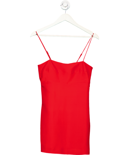 Super Real Red X Claudia Schiffer The Uta Silk Mini Dress UK XS