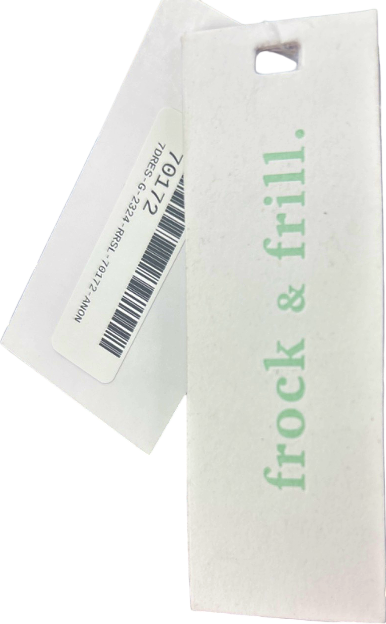 Frock & Frill Navy Embellished Long Sleeve Dress UK 10