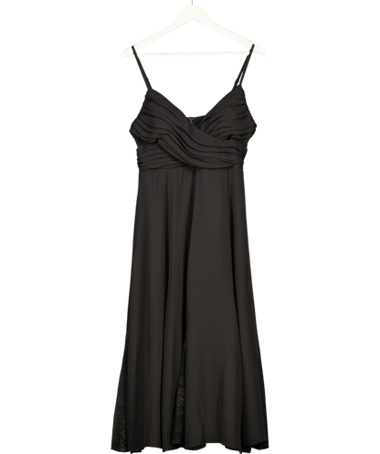 Layered With Love Black Midnight In Paris V-neck Sleeveless Dress UK M