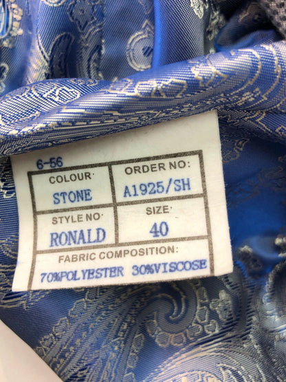 Marc Darcy Stone Ronald Waistcoat Size UK 40