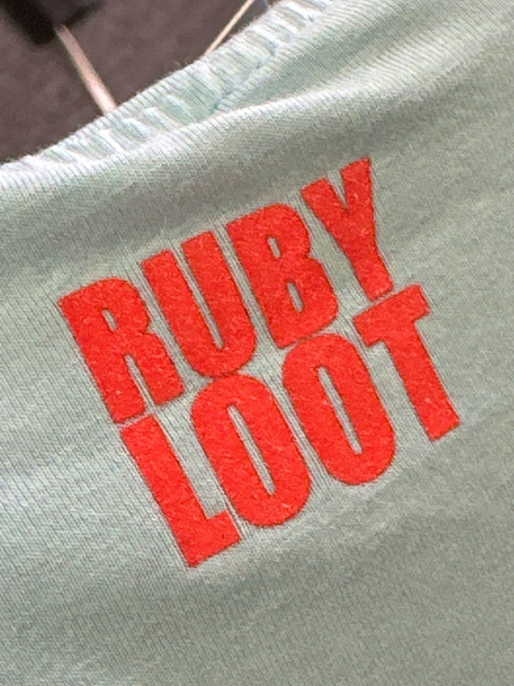 Ruby Loot Blue Graphic T-shirt UK S
