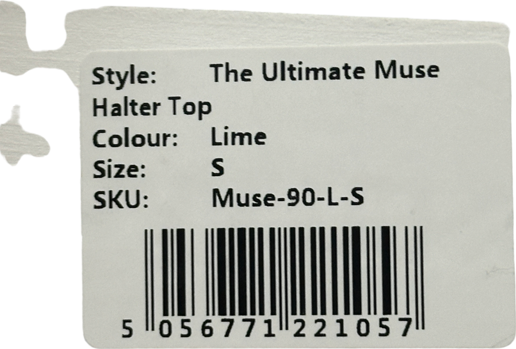 The Ultimate Muse Lime Halter Top S