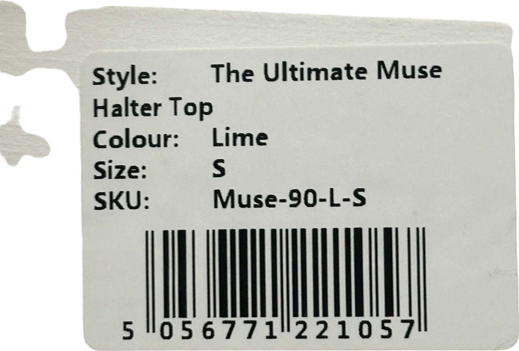 The Ultimate Muse Lime Halter Top S