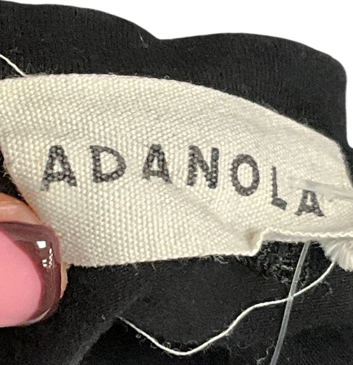 Adanola Black Long Sleeve Top UK S