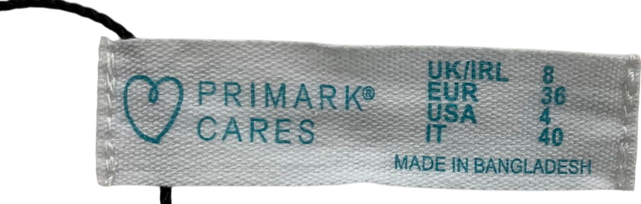 Primark White Trousers UK 8