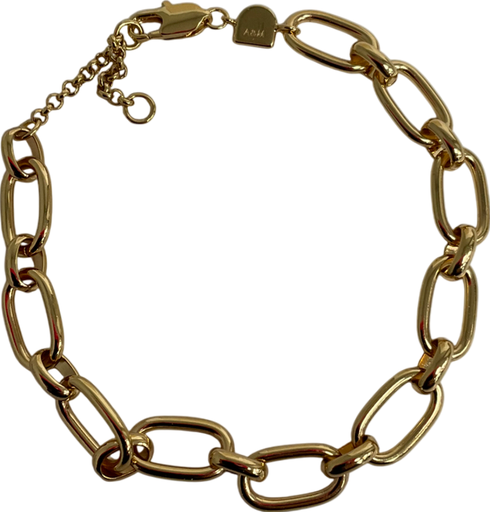 Astrid & Miyu Bold Link Chain Bracelet In Gold One Size