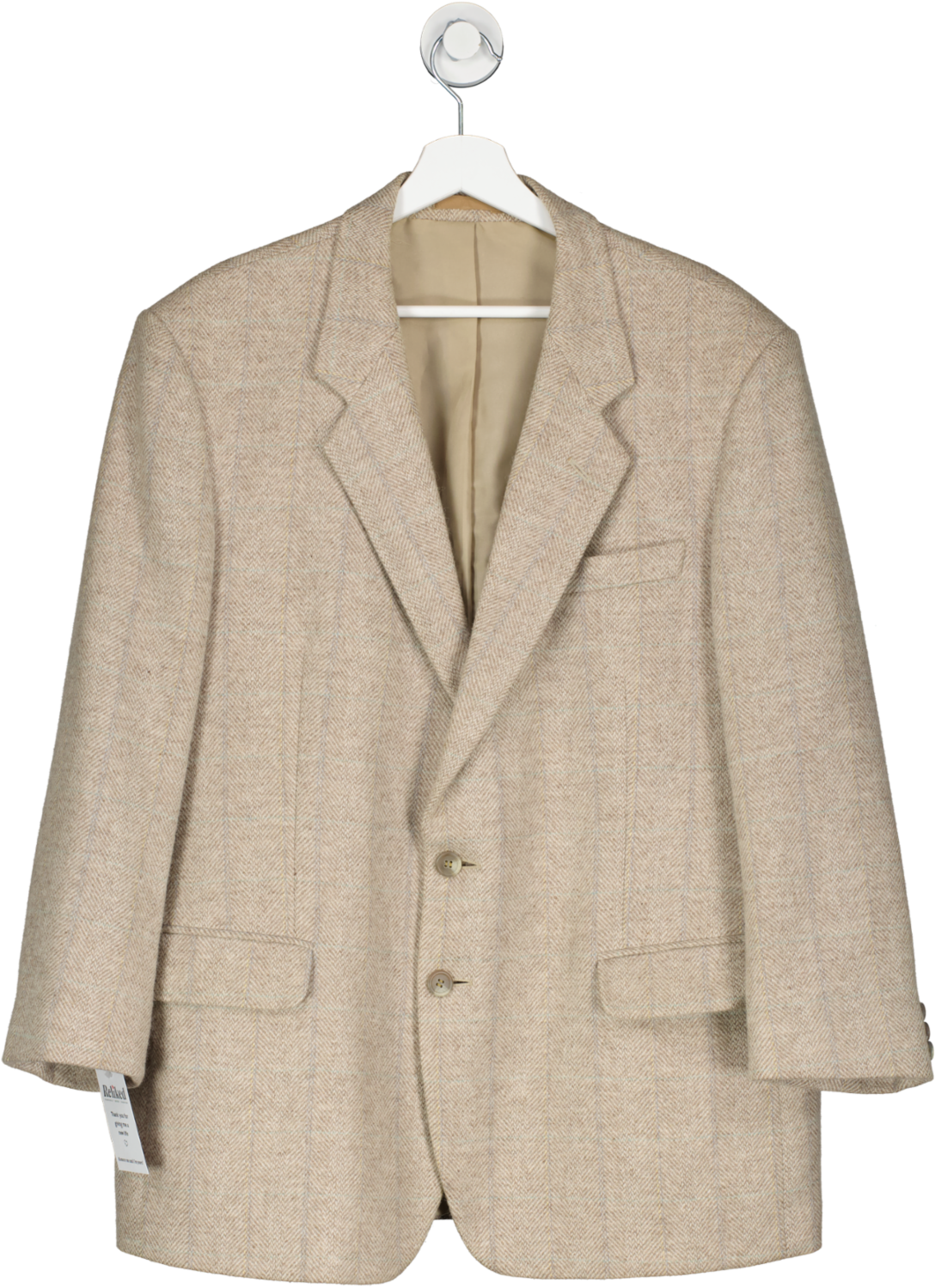 st michael Beige Pure New Wool Single Breasted Blazer Jacket UK 44" CHEST