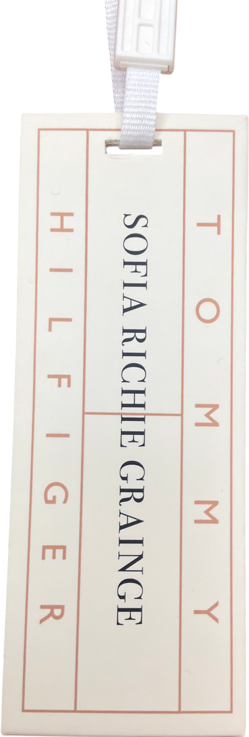 Tommy Hilfiger Red X Sofia Richie Grainge 2-piece Blazer And Wide Legs Pants Suit UK 10