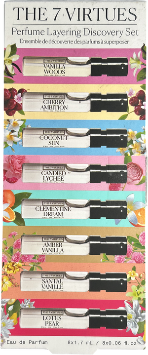 The 7 virtues Perfume Layering Discovery Set 8x1.7ml
