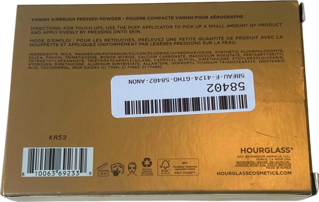 Hourglass Vanish Airbrush Pressed Powder Translucent Tan 9.5g