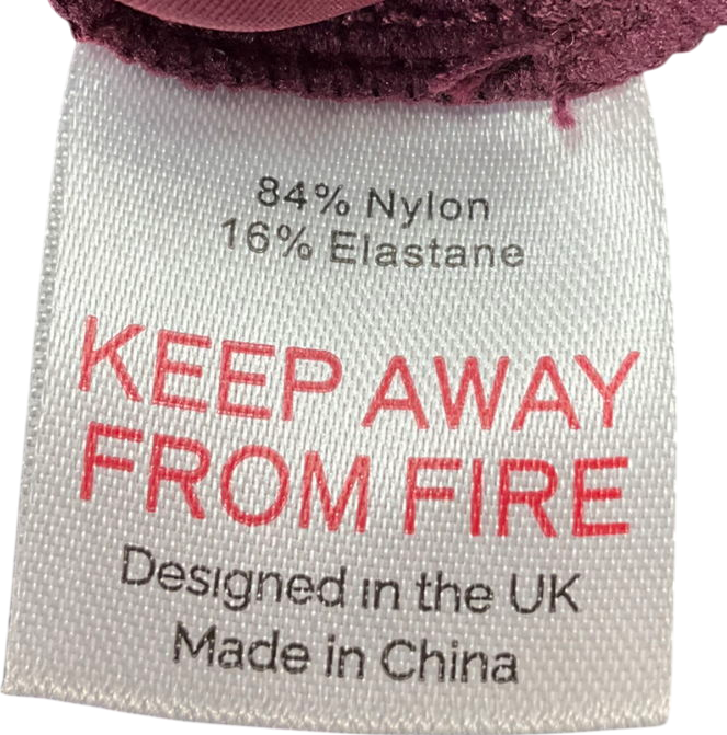 SLA the label Burgundy Nola Diamanté Leggings & Saffi Diamante Top UK XS