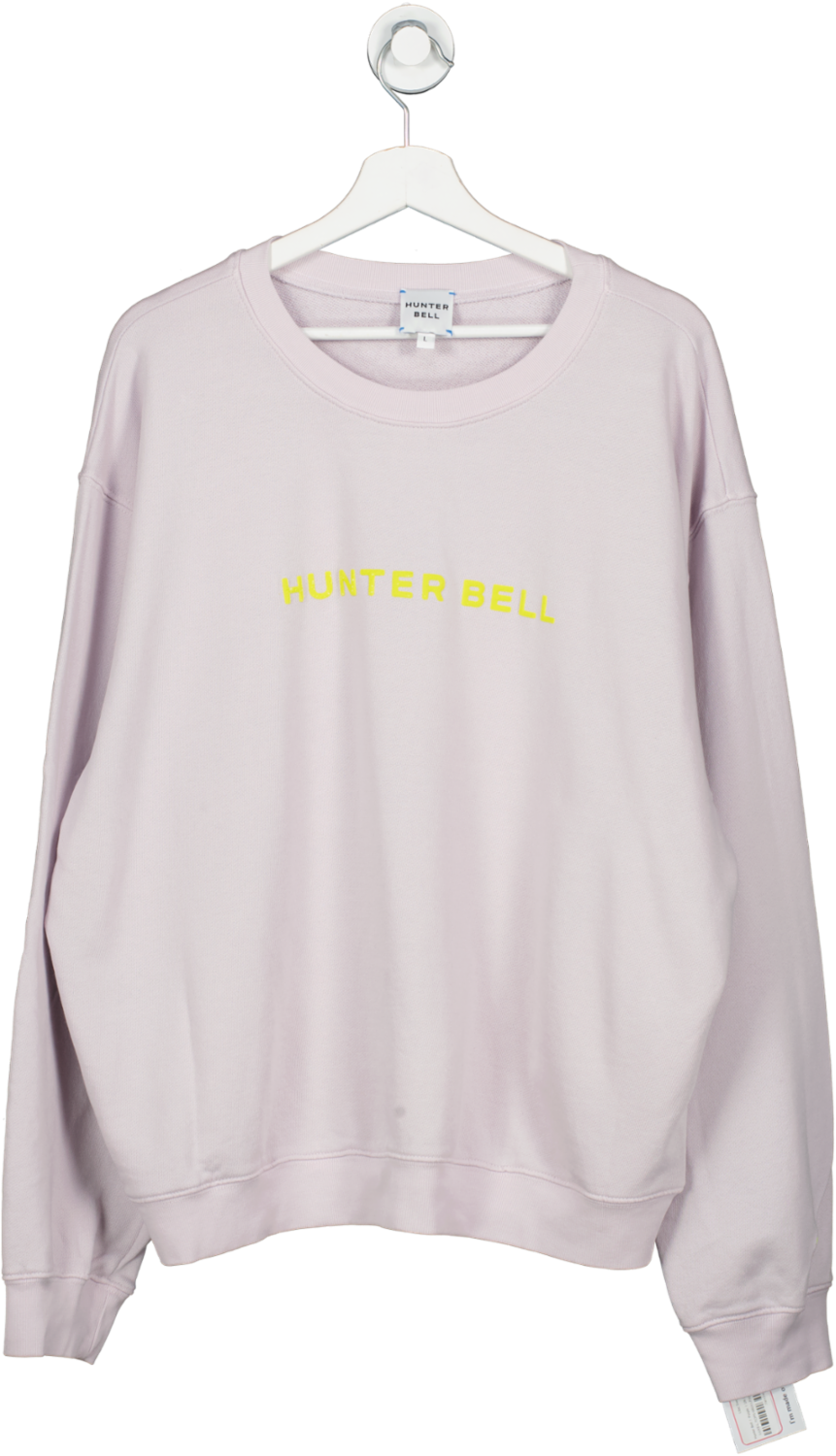 Hunter Bell Purple Lilac Sweatshirt UK L