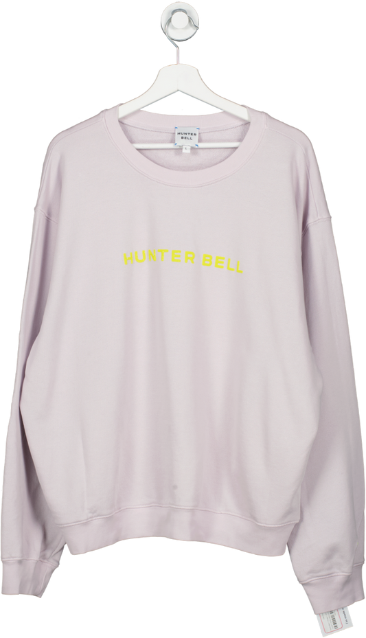 Hunter Bell Purple Lilac Sweatshirt UK L