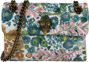 KURT GEIGER Multicoloured Floral Couture Mini Kensington Bag