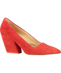AEYDE Red Lizzy Suede Heels UK 8 EU 41 👠