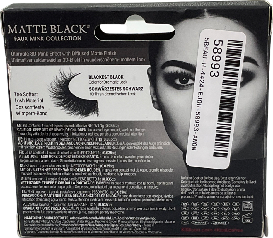 kiss Matte Sheer Lashes 97538 One size