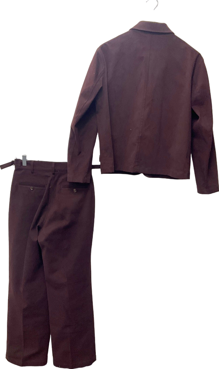 Batch Burgundy Jacket and Trousers Set UK S