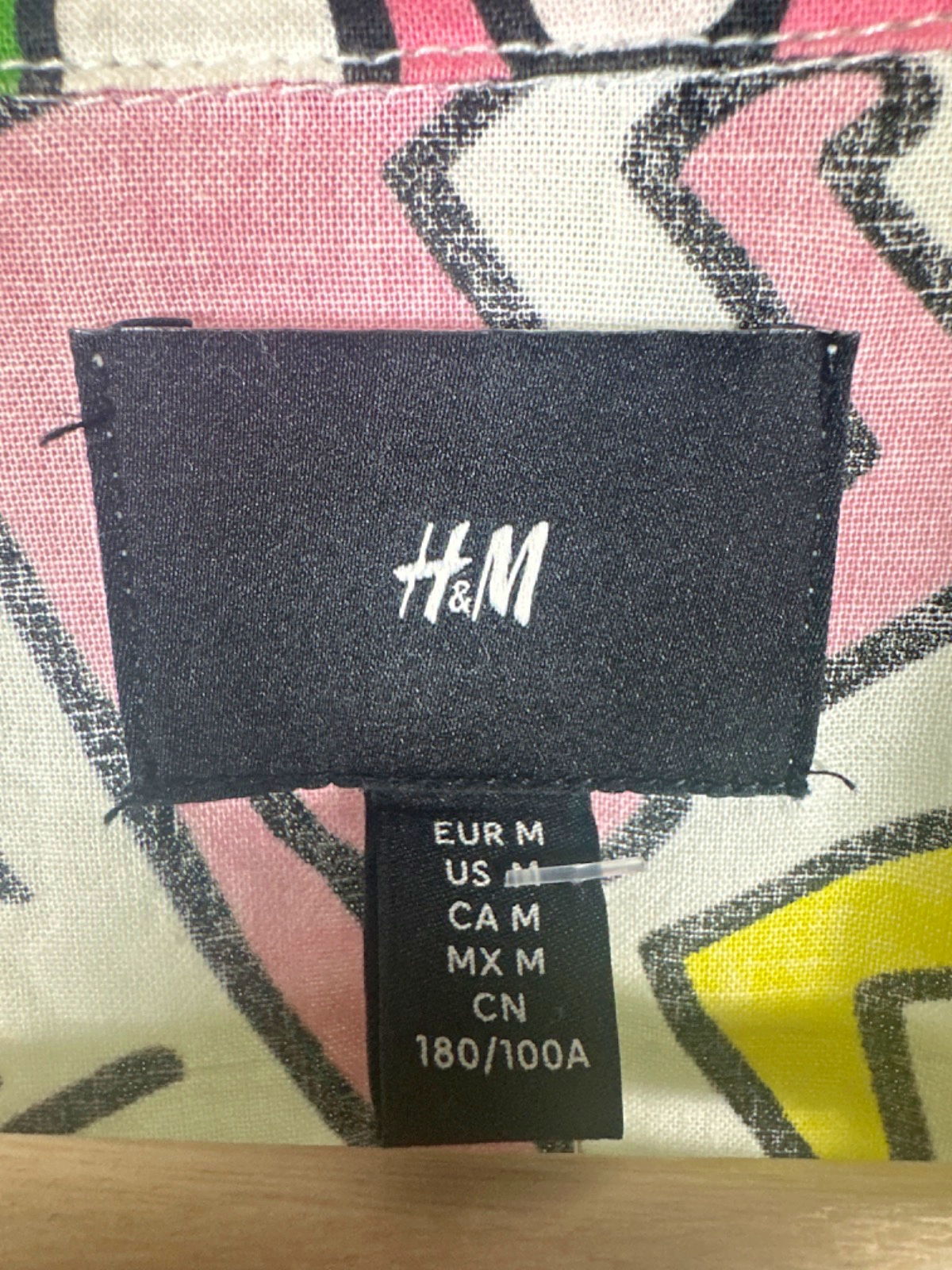 H&M x Keith Haring Multicoloured Graphic Print Shirt UK M