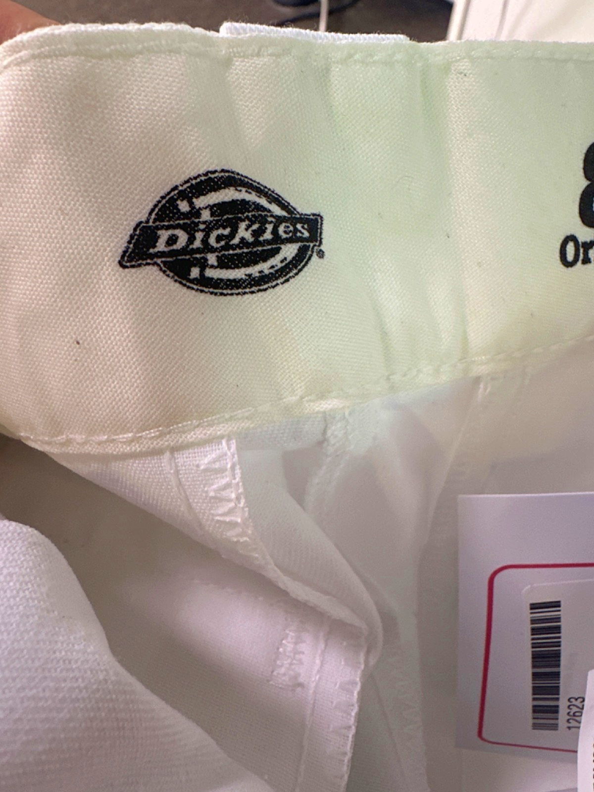 Dickies White 874 Original Fit Trousers UK 30W