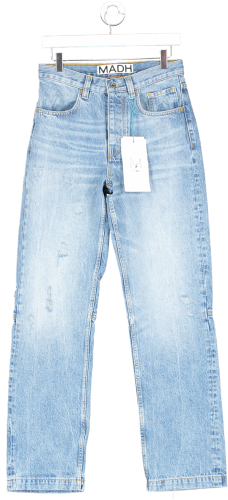 MADH Blue Loose Fit Straight Jeans W28
