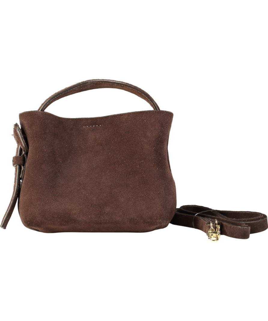 Arket Brown Suede Crossbody Bag