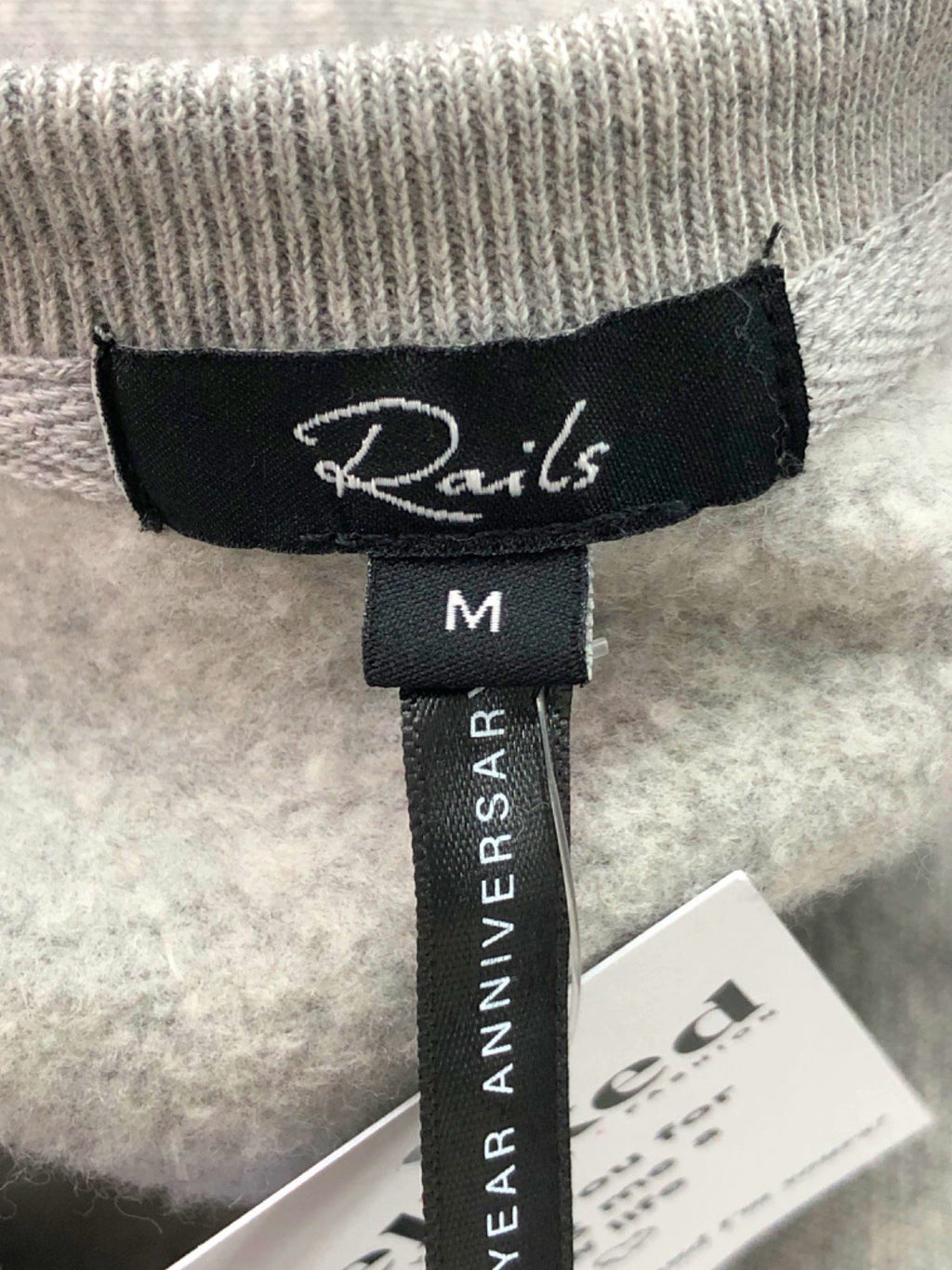 Rails Grey Los Angeles Est 2009 Sweatshirt UK M