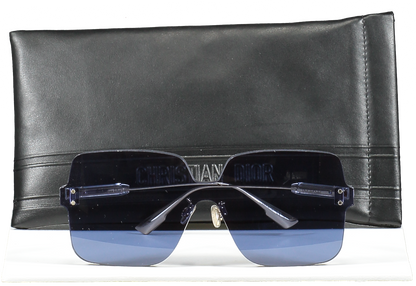 Christian Dior Navy Blue / Gold ‘color Quake 1’ Sunglasses in case