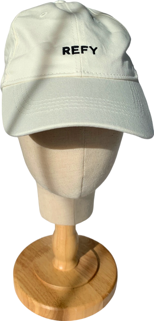 REFY White Baseball Cap One Size