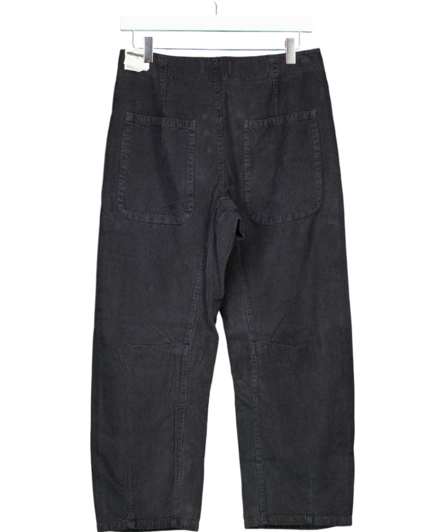 Free People Black We The Free Osaka Mid-rise Barrel Cord Jeans W26