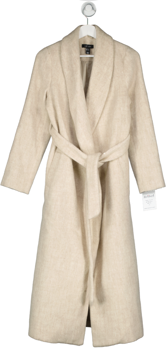 New Look Beige Soft Belted Trench Coat UK 8