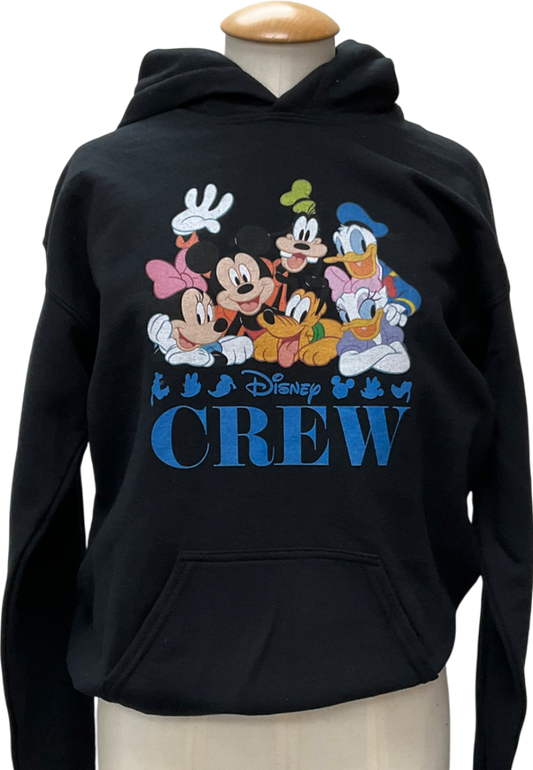 Black Mickey Mouse Disney Friends Hoodie UK XL