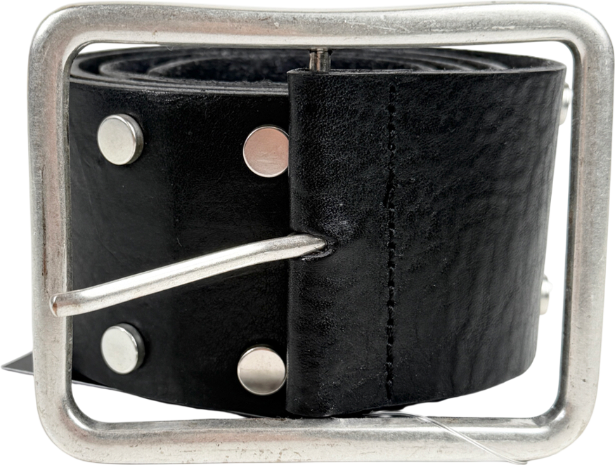 Free People Black Hex Hip Belt UK S/M